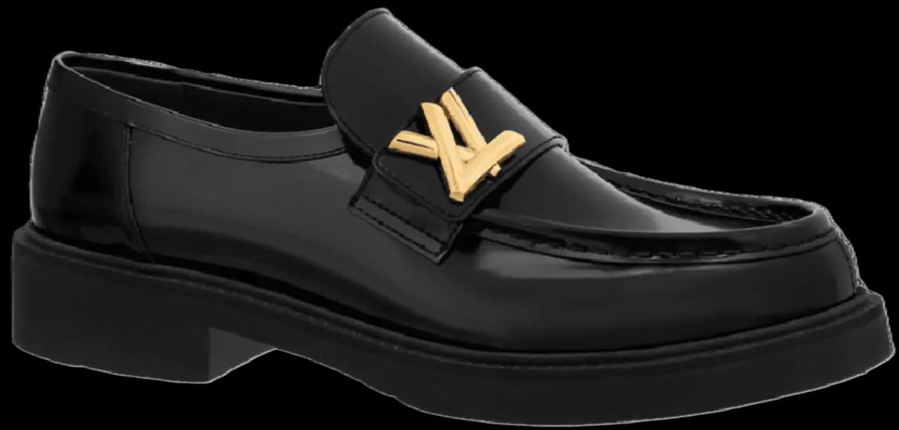 Giày Louis Vuitton Academy Flat Loafer 'Black' 1ABPBT