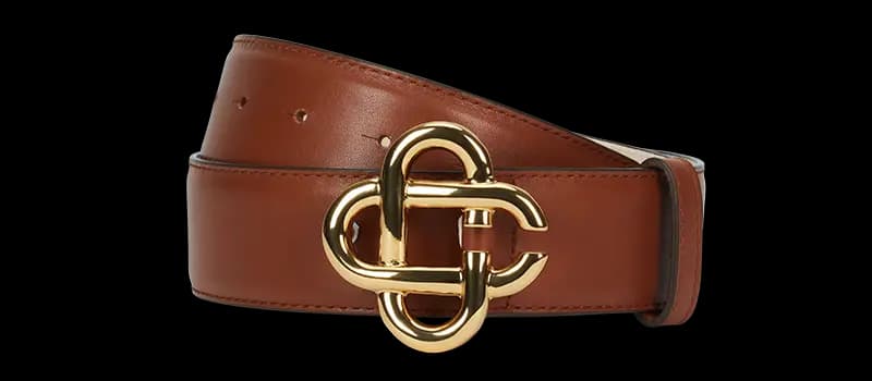 Thắt Lưng Casablanca Leather 'Cinnamon' AF22-ACC-012-05