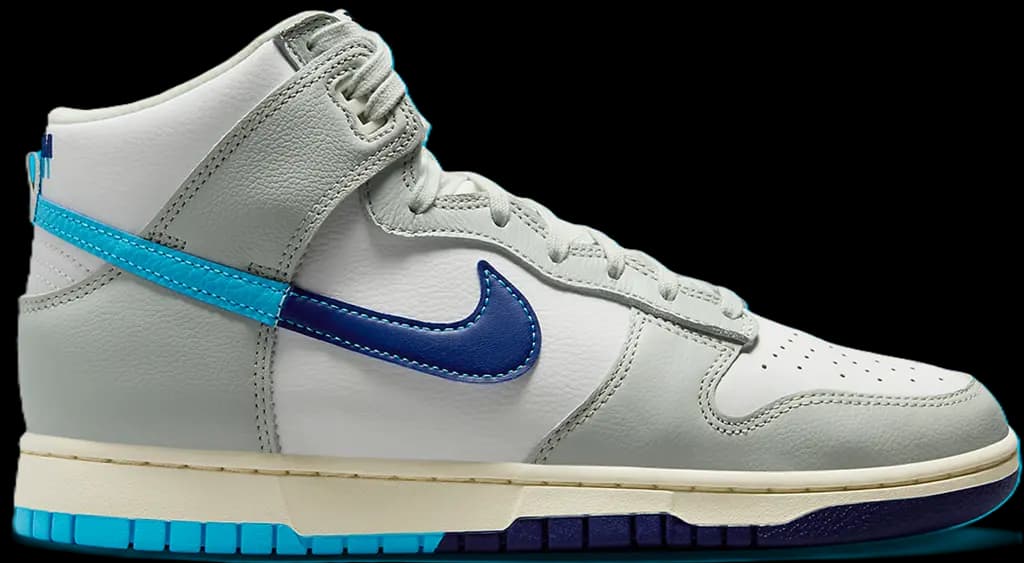 Giày Nike Dunk High SE GS 'Split Grey Blue' FN7995-100