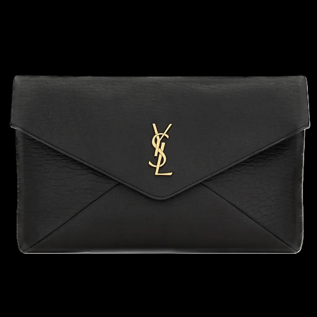 Túi Saint Laurent Cassandre Large Envelope Pouch In Lambskin 'Black' 769307AACYT1000