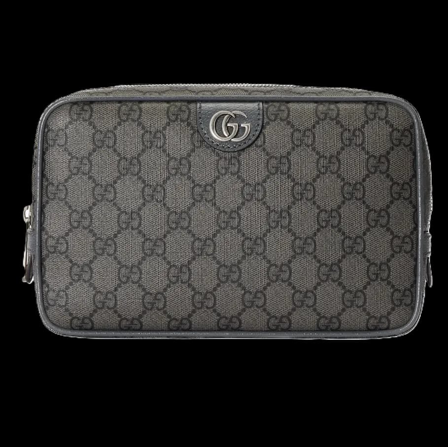 Túi Gucci Ophidia GG Toiletry Case 'Grey Black' 760019-UULBN-1244