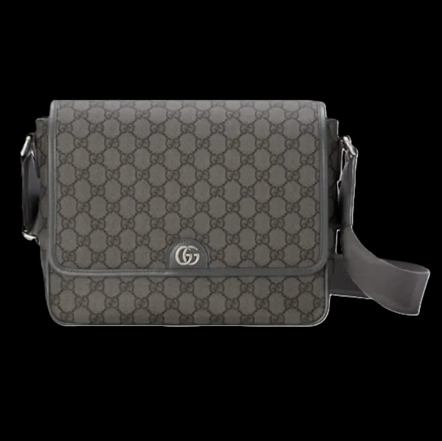 Túi Gucci Ophidia Messenger Bag 'Grey Black' 761741-FACJY-1244