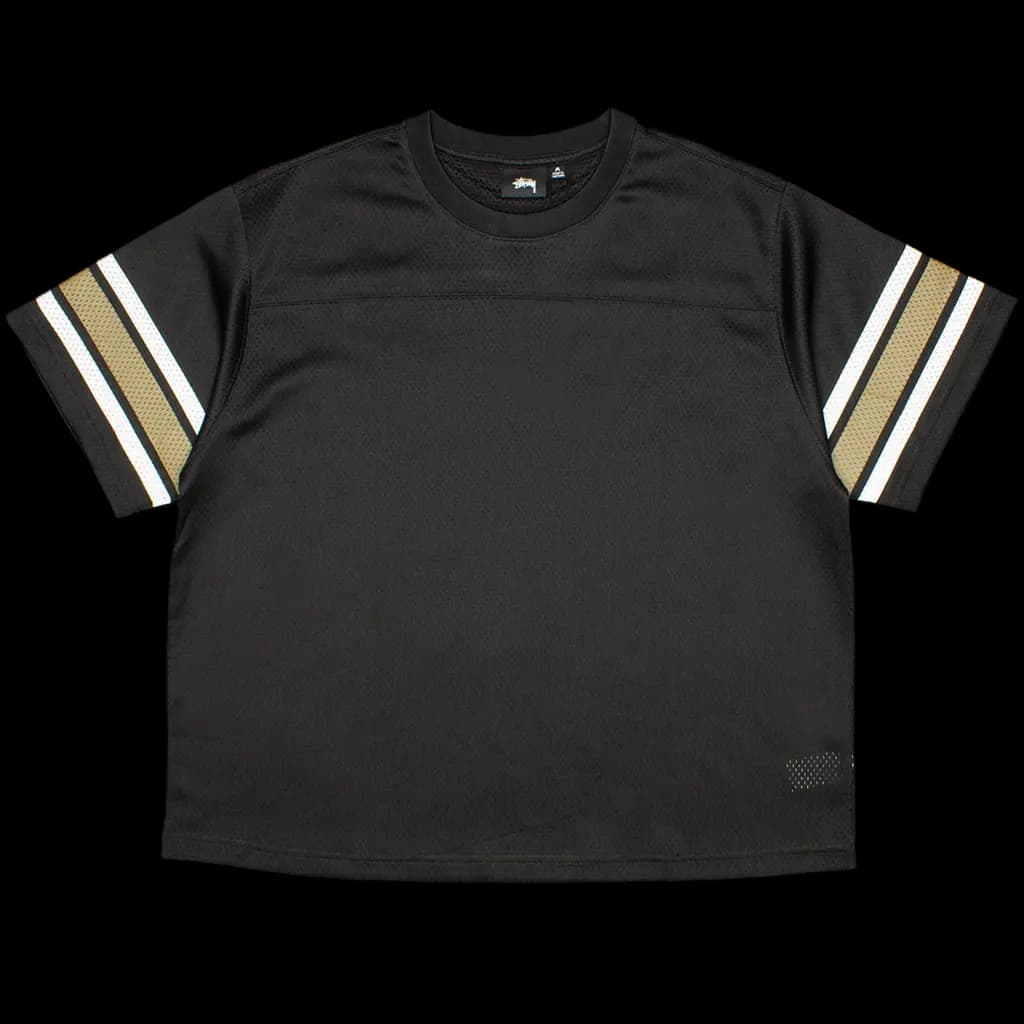 Áo Stussy Surfman Mesh Football Jersey 'Black'