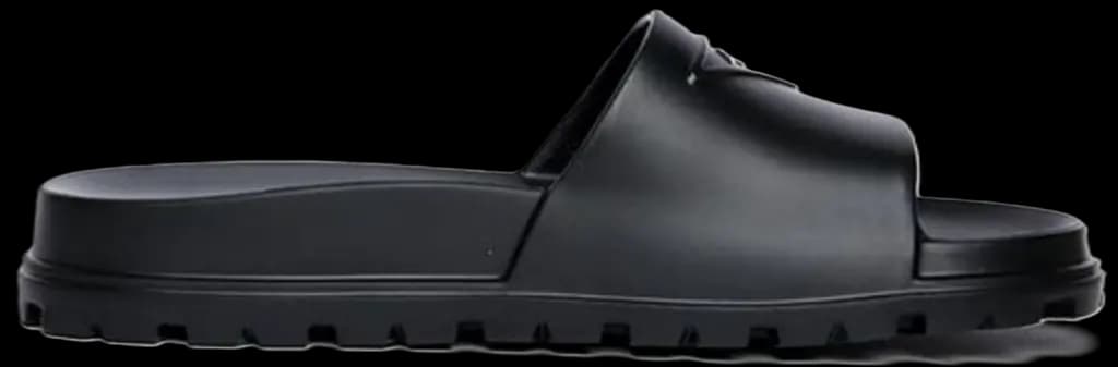 Dép Prada Rubber Slide 'Black' 2X3085-3LKV-F0002