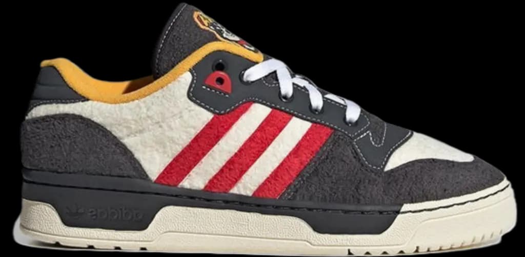 Giày Adidas Rivalry Low 'Dark Grey Red' HR0464