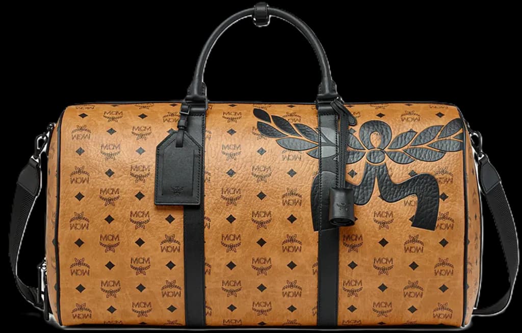 Túi MCM Ottomar Mega Laurel Viseto 'Cognac' MMVESTT02CO001