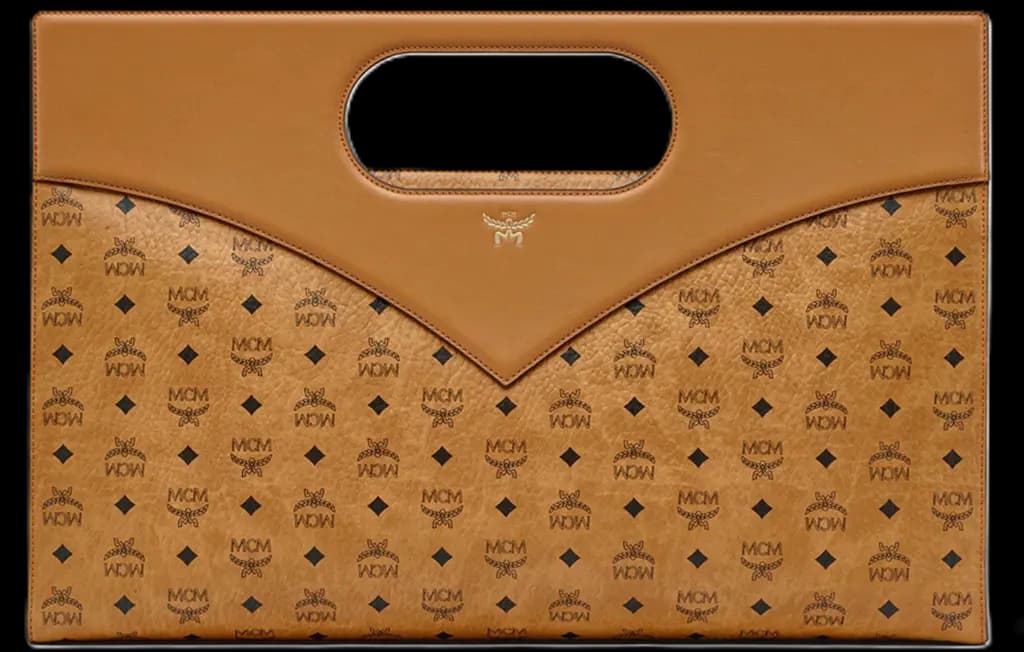 Túi MCM Diamond Tote Visetos Leather Mix 'Cognac' MWTESAK04CO001