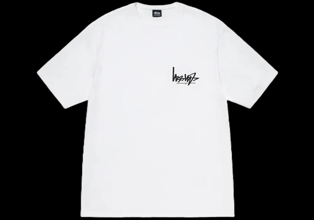 Áo Stussy Flipped T-Shirt 'White'