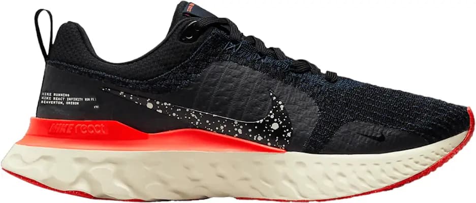 Giày Nike Infinity Run Flyknit 3 'Obsidian Crimson' DZ3014‑002