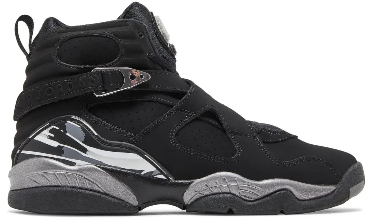 Giày Nike Air Jordan 8 Retro BG GS 'Chrome' 2015 305368‑003