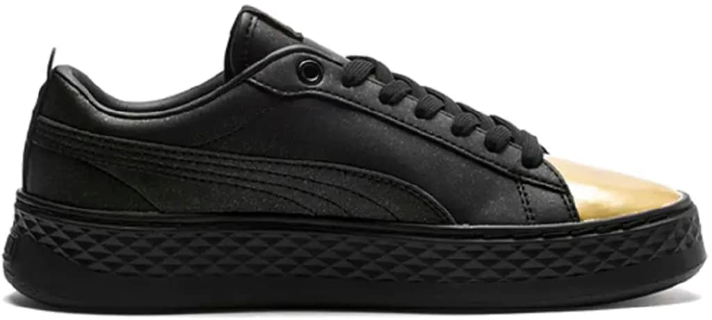 Giày Puma Smash Platform Lx 'Black Gold' 366927-02
