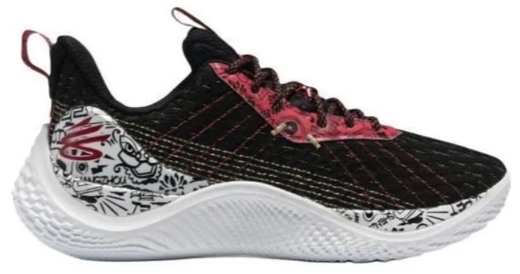 Giày Under Armour Curry Flow 10 'Black Red' 3026289-001