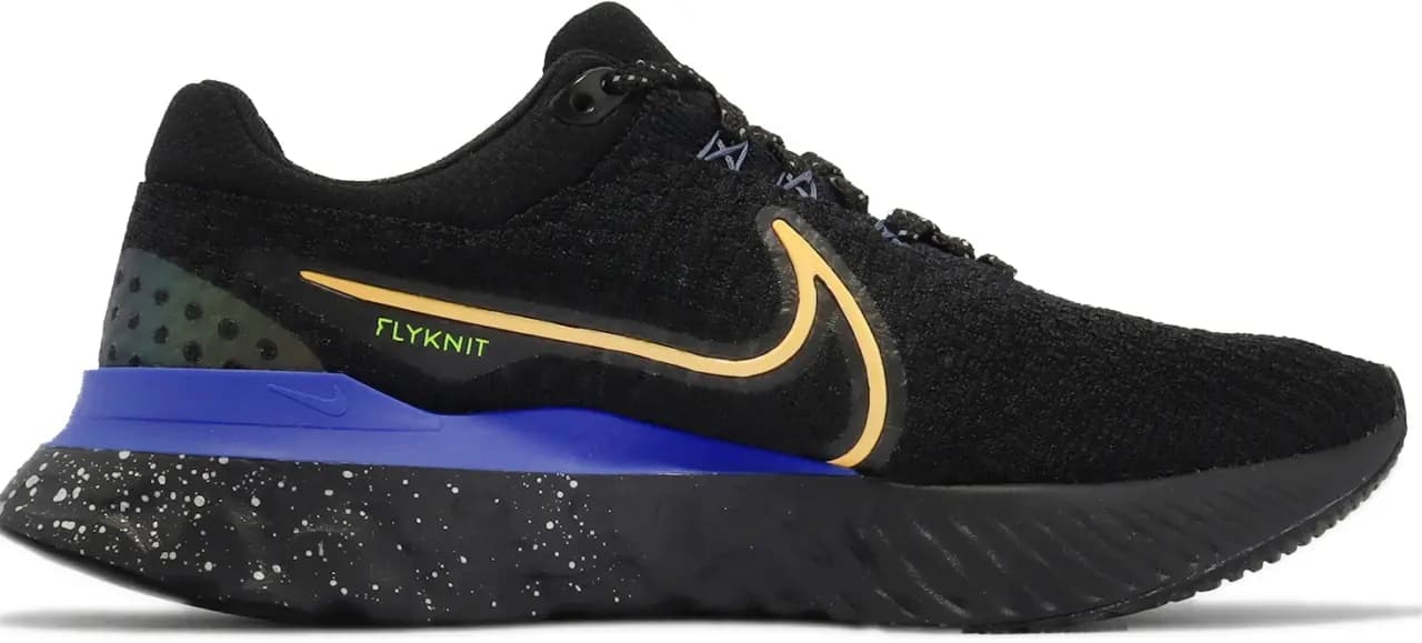 Giày React Infinity Run Flyknit 3 'Black Citron Royal' DZ4845-001