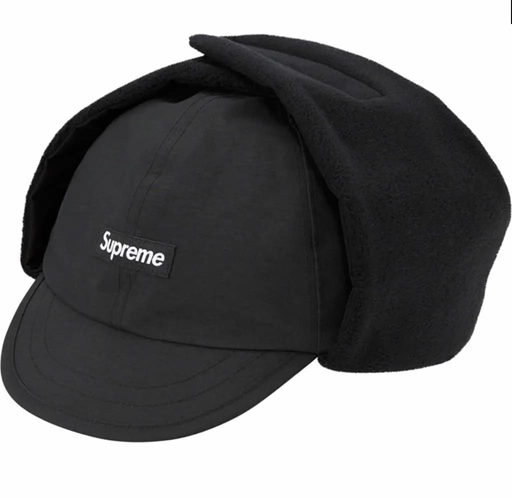 Mũ Supreme Gore-Tex Earflap Cap 'Black' 23FW