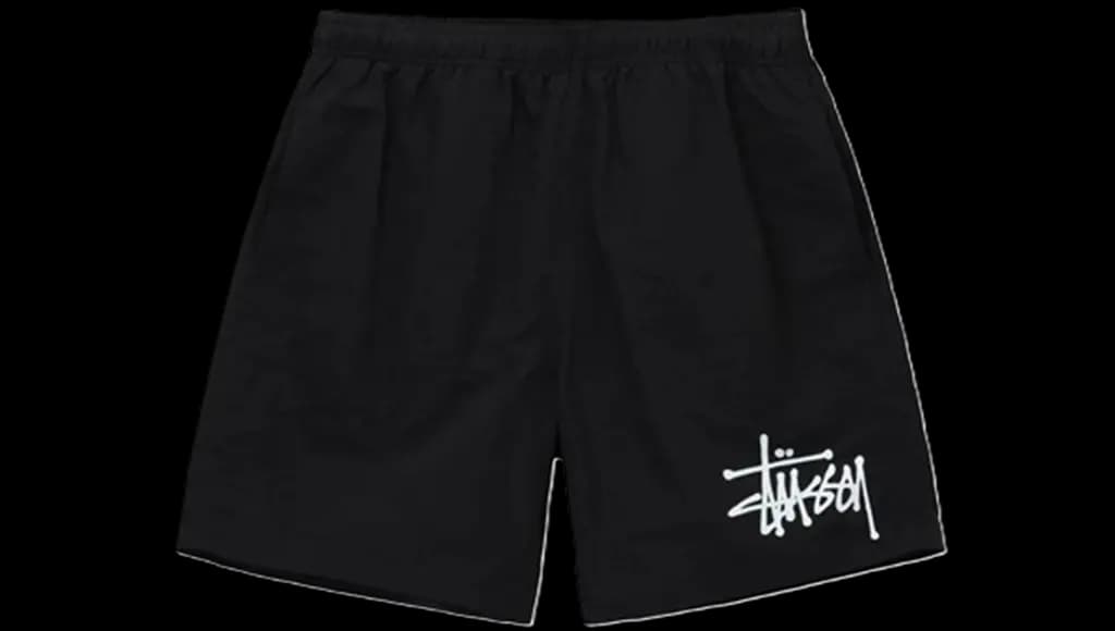 Quần Stussy Stock Water Shorts 'Black'