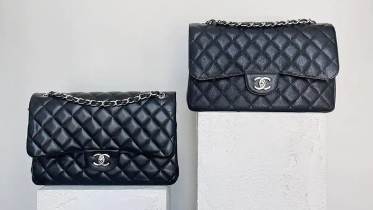 Vấn đề nan giải về túi xách: Chanel Caviar hay Lambskin?