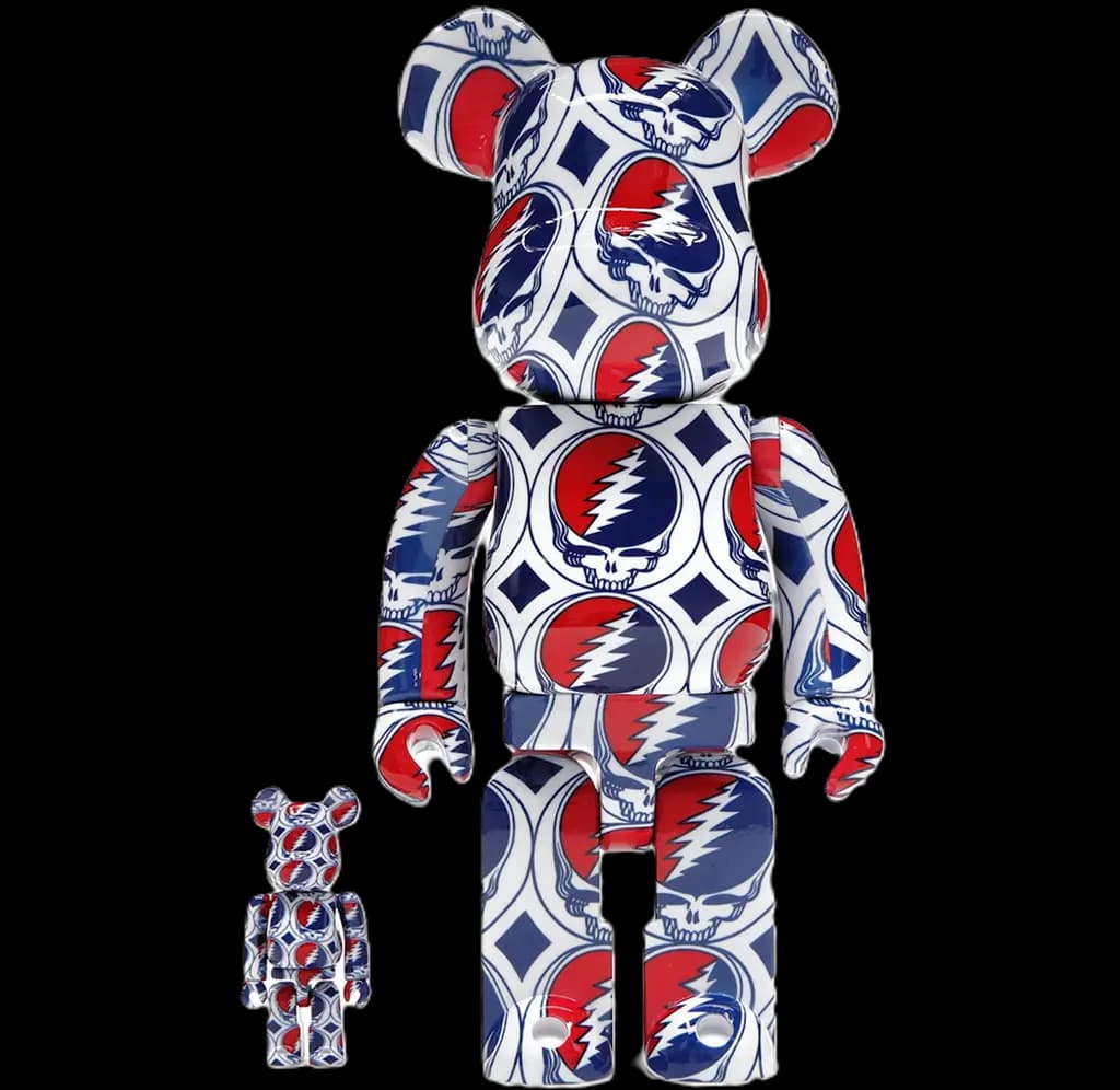 Mô hình Bearbrick x Grateful Dead 'Steal Your Face'
