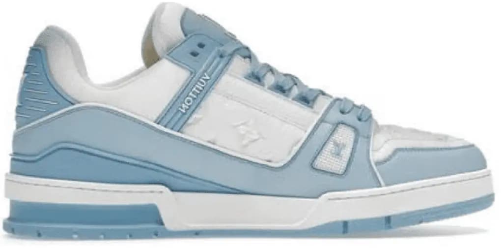 Giày Nam Louis Vuitton LV Trainer Low 'Bleu Ciel' 1AA6YK