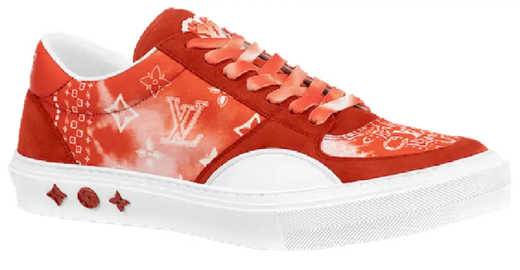 Giày Nam Louis Vuitton Lv Ollie Trainers 'Orange' 1AA7MZ