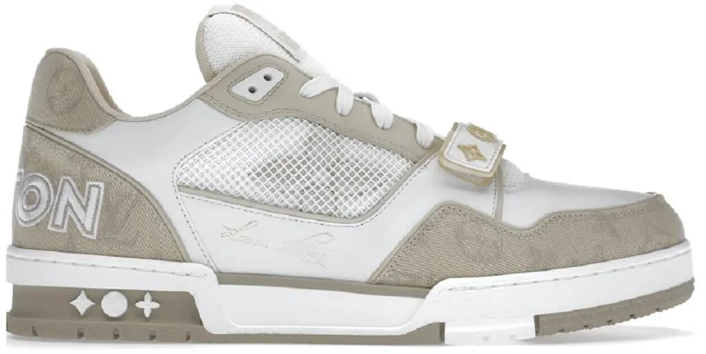 Giày Louis Vuitton Nam LV Trainer 'Beige' 1A9ZC2