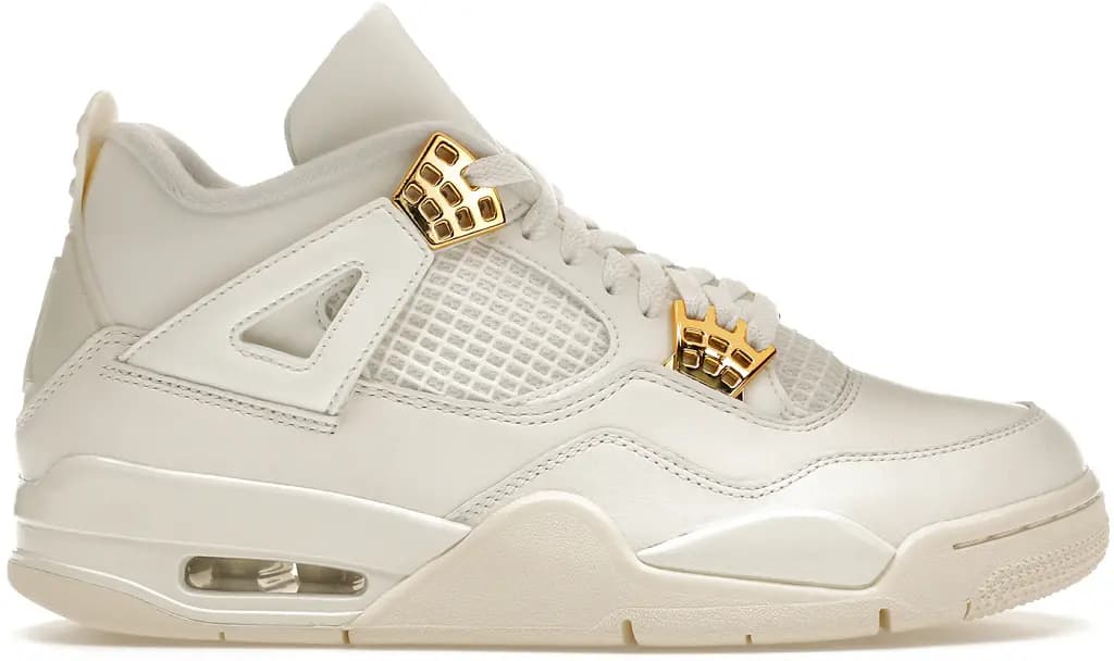 Giày Nike Air Jordan 4 'Sail Metallic Gold' AQ9129-170