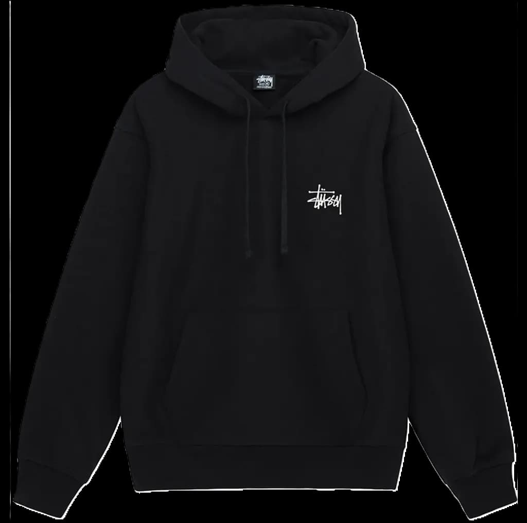 Áo Stussy Basic SS22 Hoodie 'Black'