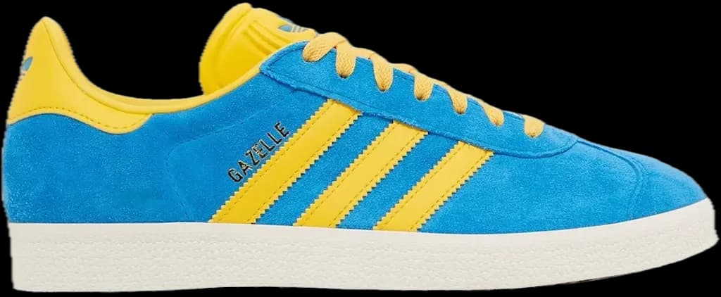 Giày Adidas Gazelle 'Blue Bold Gold' GY7373