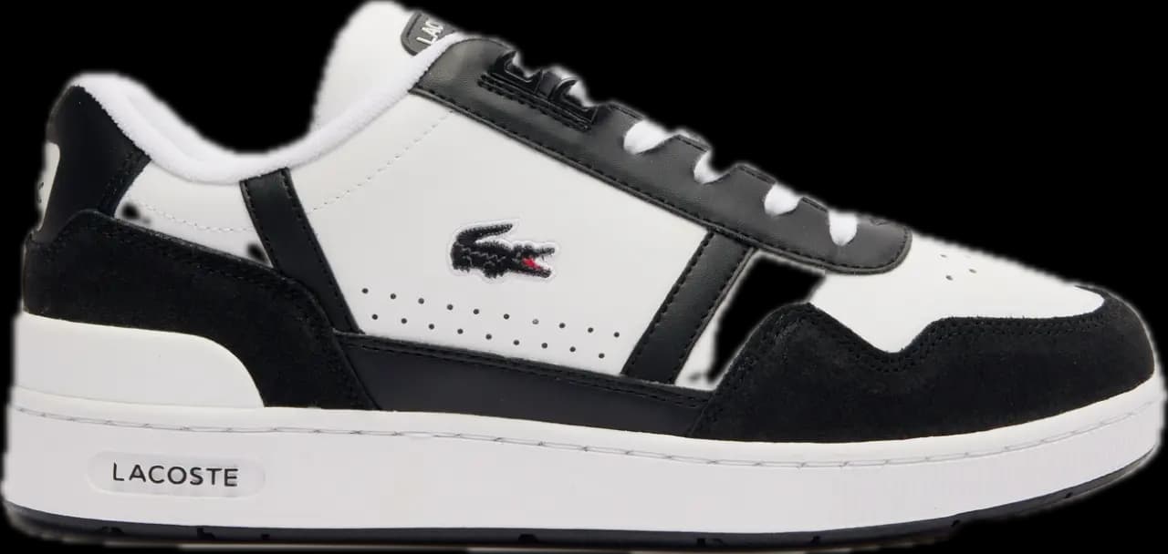 Giày Lacoste T-Clip Logo ‘White Black’ 47SMA0073-147