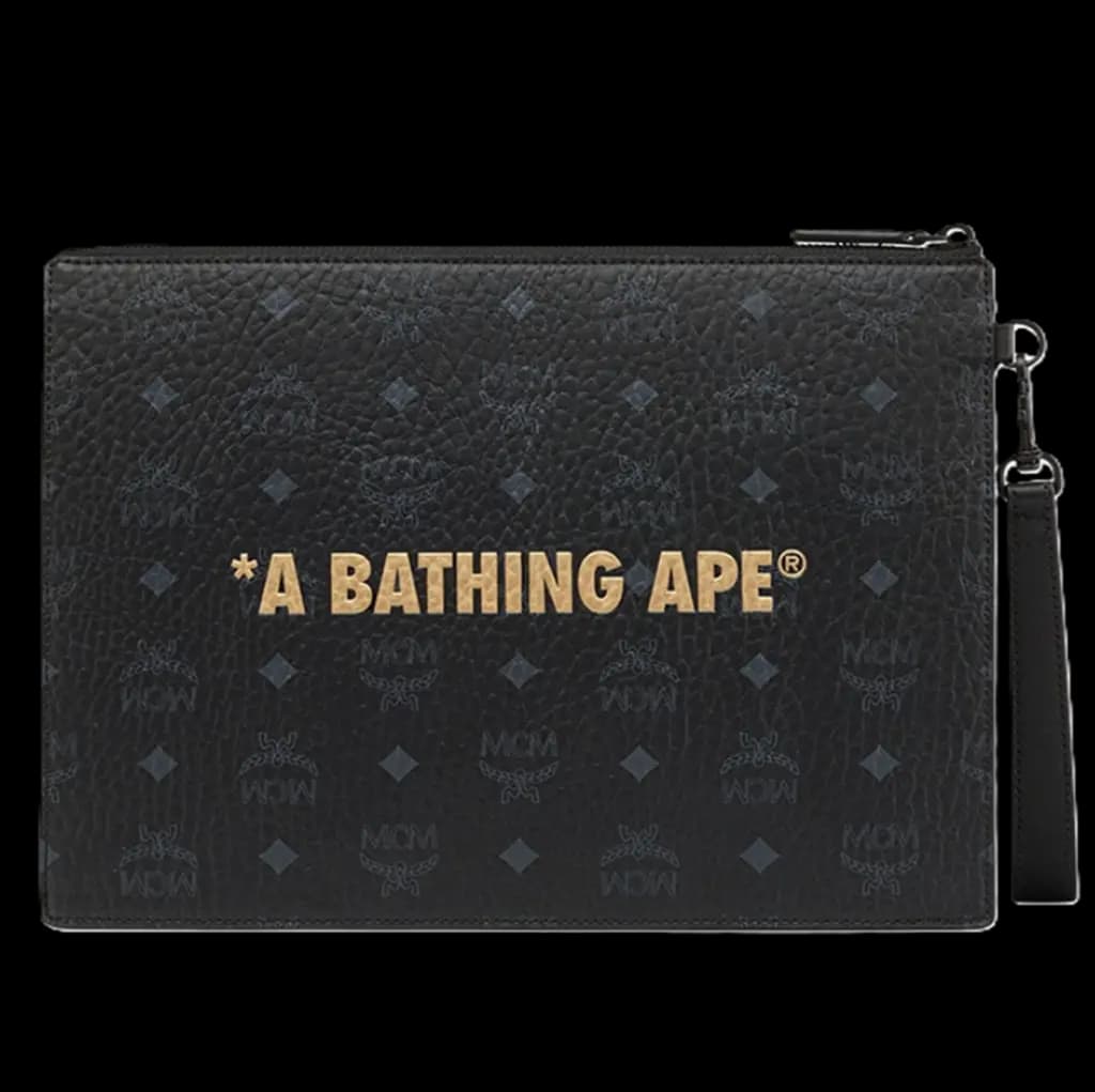 Túi MCM x Bape LNY 'Black' MXZESTA04BK001