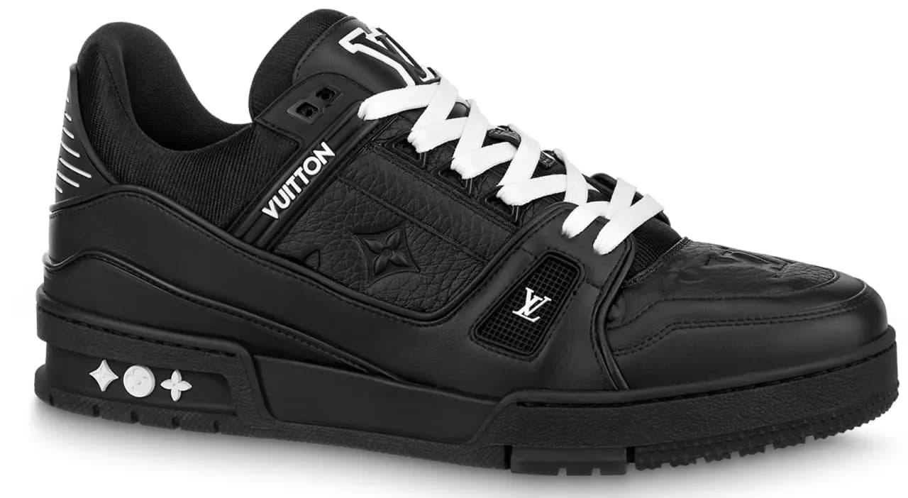 Giày Louis Vuitton LV Trainers 'Black' 1AARF4