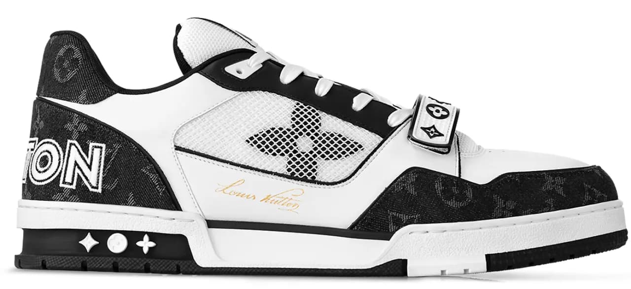 Giày Louis Vuitton LV Trainers 'Black' 1ABODJ