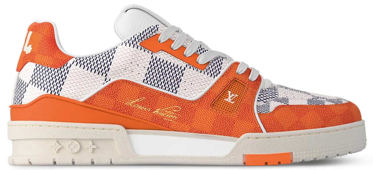 Giày Louis Vuitton LV Trainers 'Orange' 1AC56J