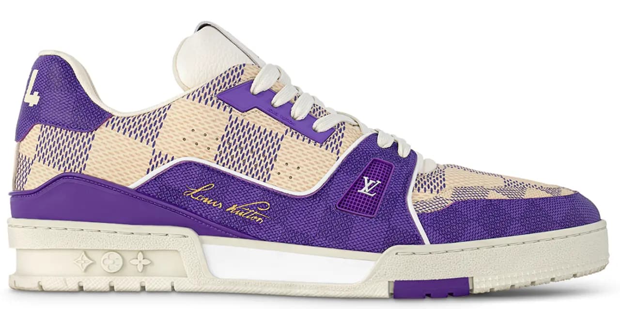 Giày Louis Vuitton LV Trainers 'Purple' 1AC579