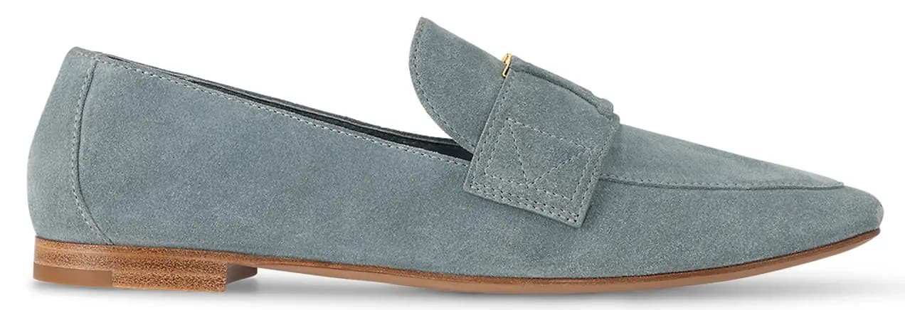 Giày Louis Vuitton LV Capri Loafers 'Blue Grey' 1AC73O