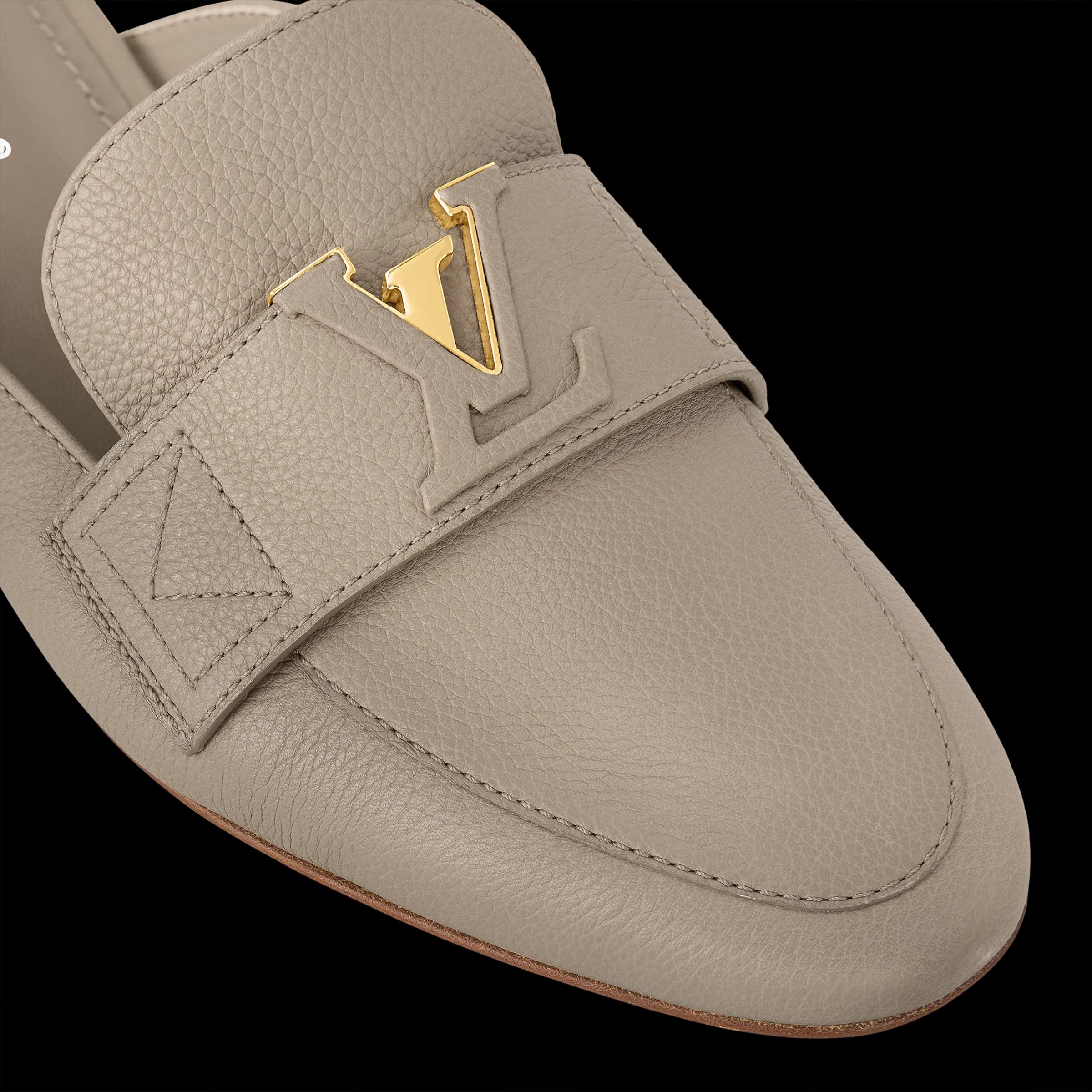 Dép Louis Vuitton LV Capri Open Back Loafers 'Grey' 1AC7QF