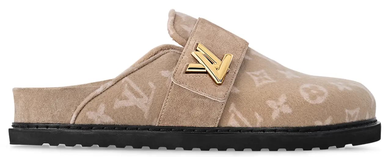 Dép Louis Vuitton LV Cosy Flat Comfort Clogs 'Beige' 1AC9MU