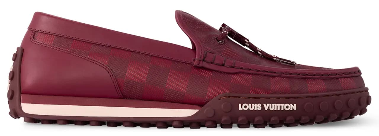Giày Louis Vuitton LV Racer Mocassins 'Bordeaux' 1ACE97