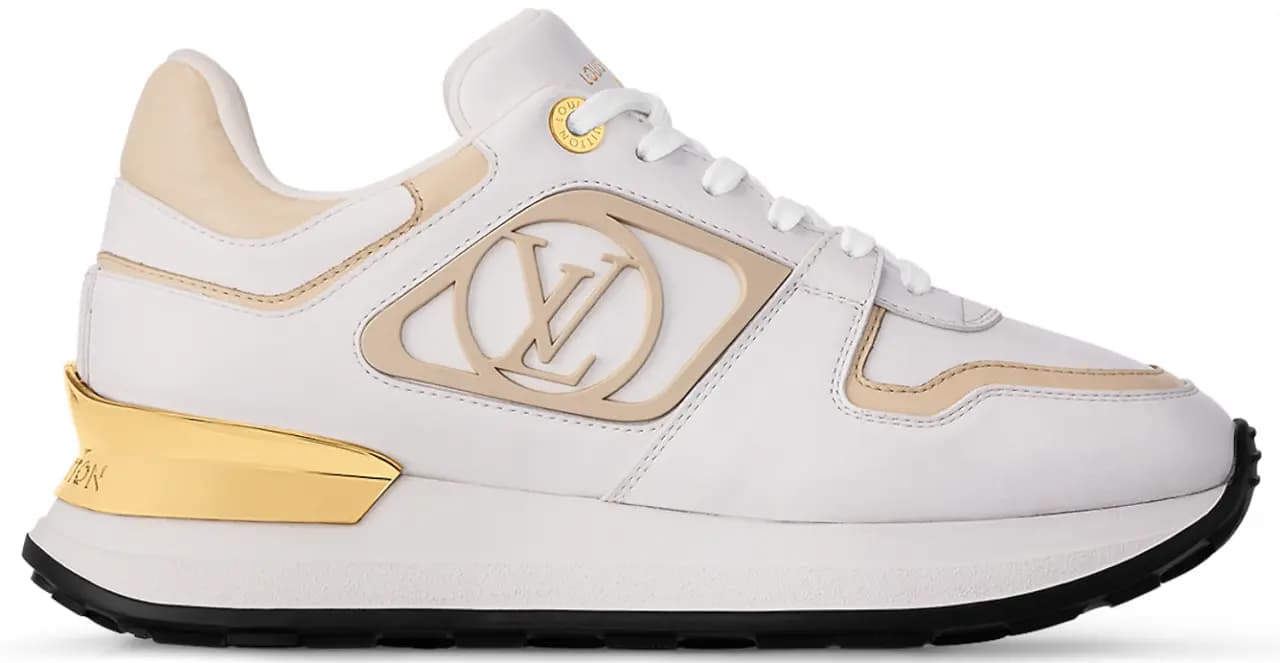 Giày Louis Vuitton Neo Run Away Trainers 'White Beige' 1ACGMW