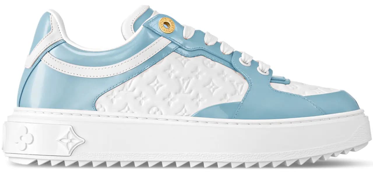 Giày Louis Vuitton Time Out Trainers 'Light Blue' 1ACHS2