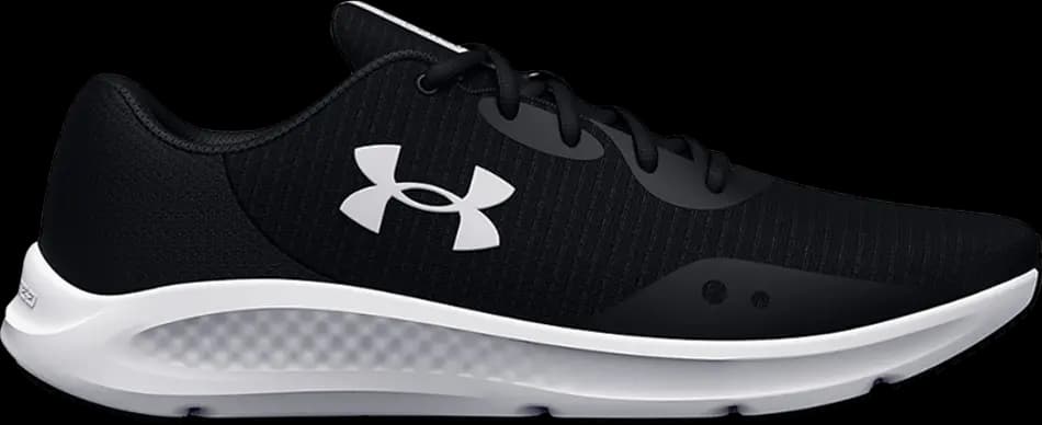 Giày Under Armour Charged Pursuit 3 Tech 'Black White' 3025424‑001