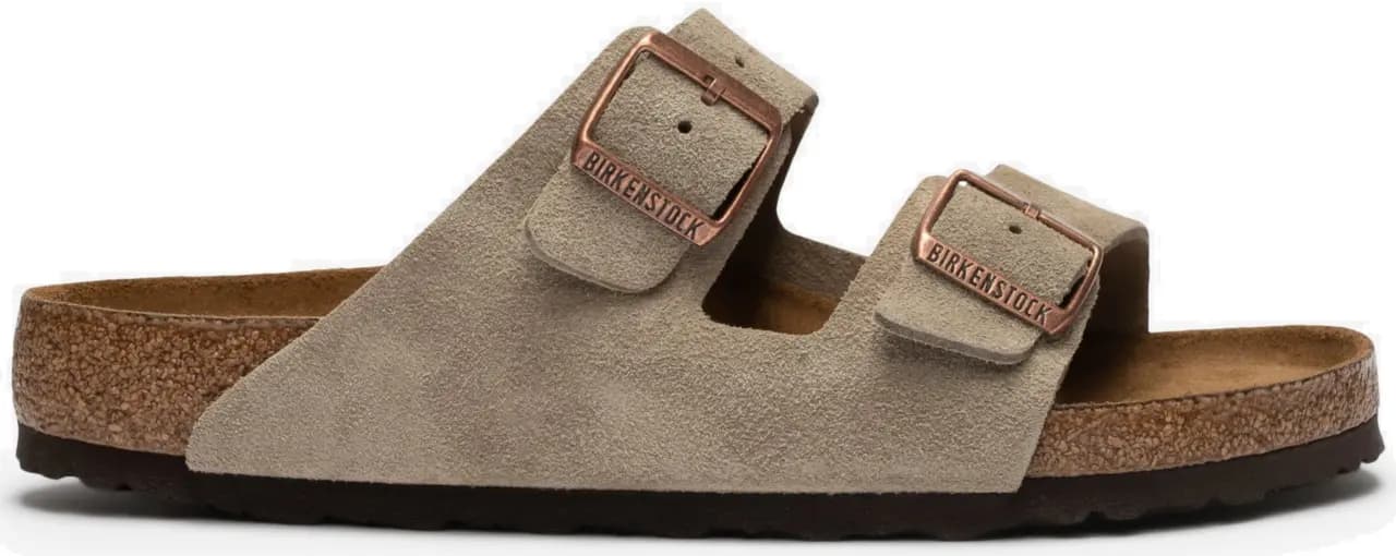 Dép Birkenstock Arizona Taupe Suede Soft 951301