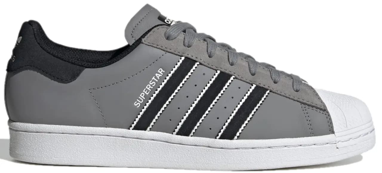 Giày Adidas Superstar Originals 'Grey Black' IF7981