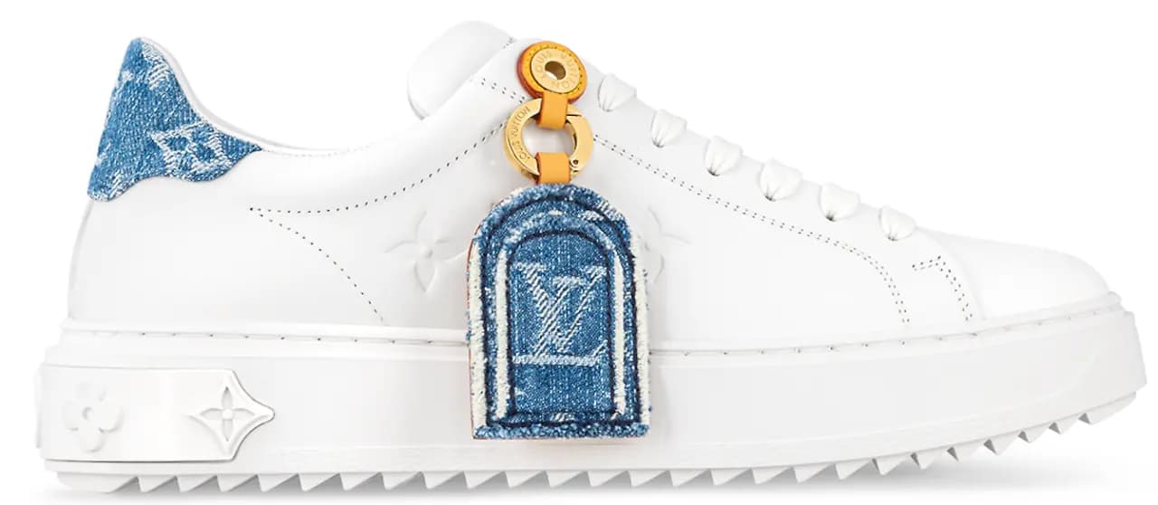 Giày Louis Vuitton Time Out Trainers 'White' 1ACHUB
