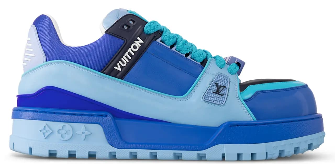Giày Louis Vuitton Trainer Maxi 'Blue' 1ACF7I