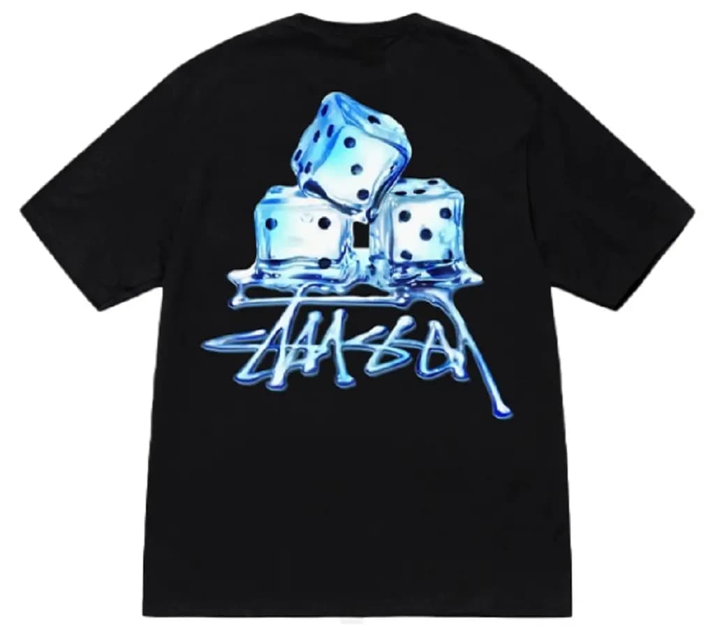 Áo Stussy Melted Tee 'Black'
