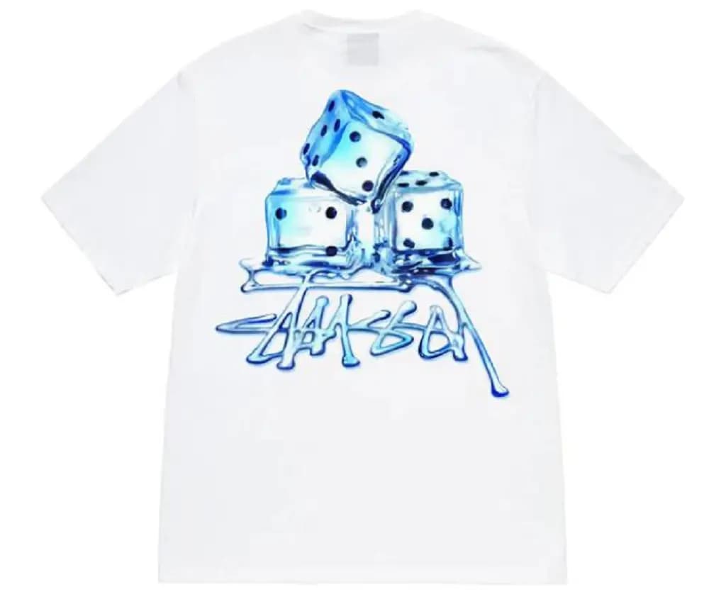 Áo Stussy Melted Tee 'White'