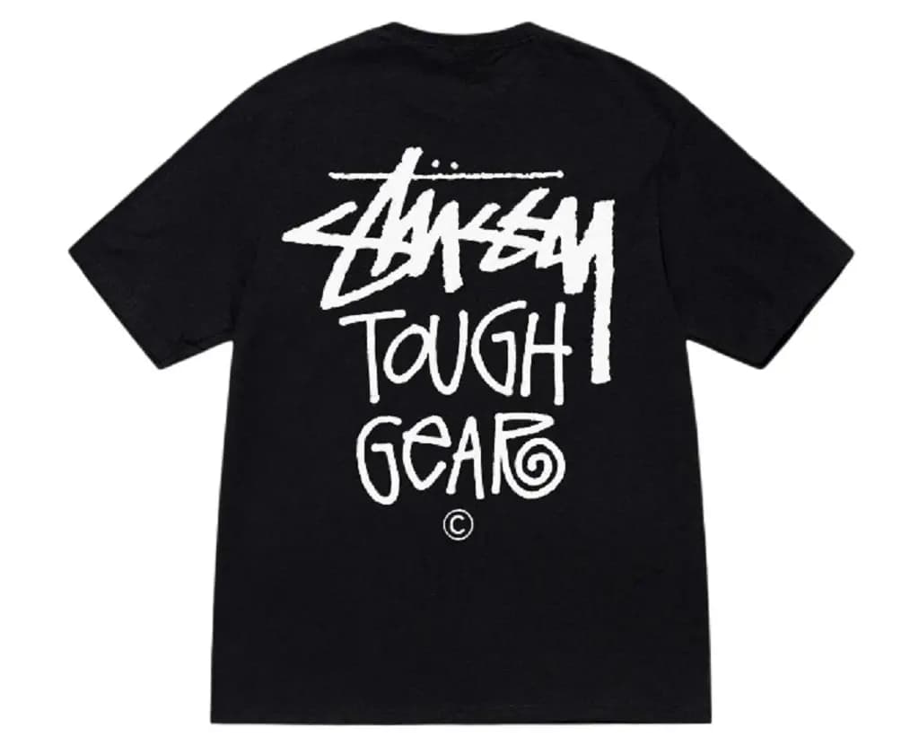 Áo Stussy Tough Gear Tee 'Black'
