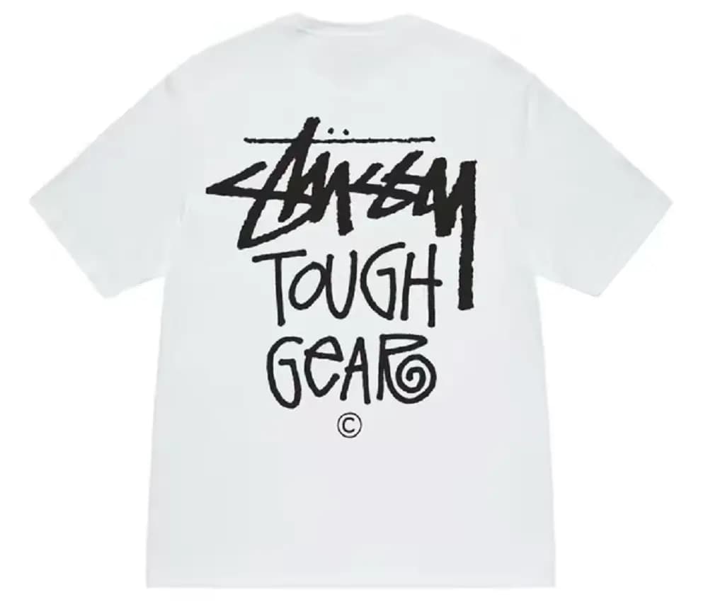 Áo Stussy Tough Gear Tee 'White'