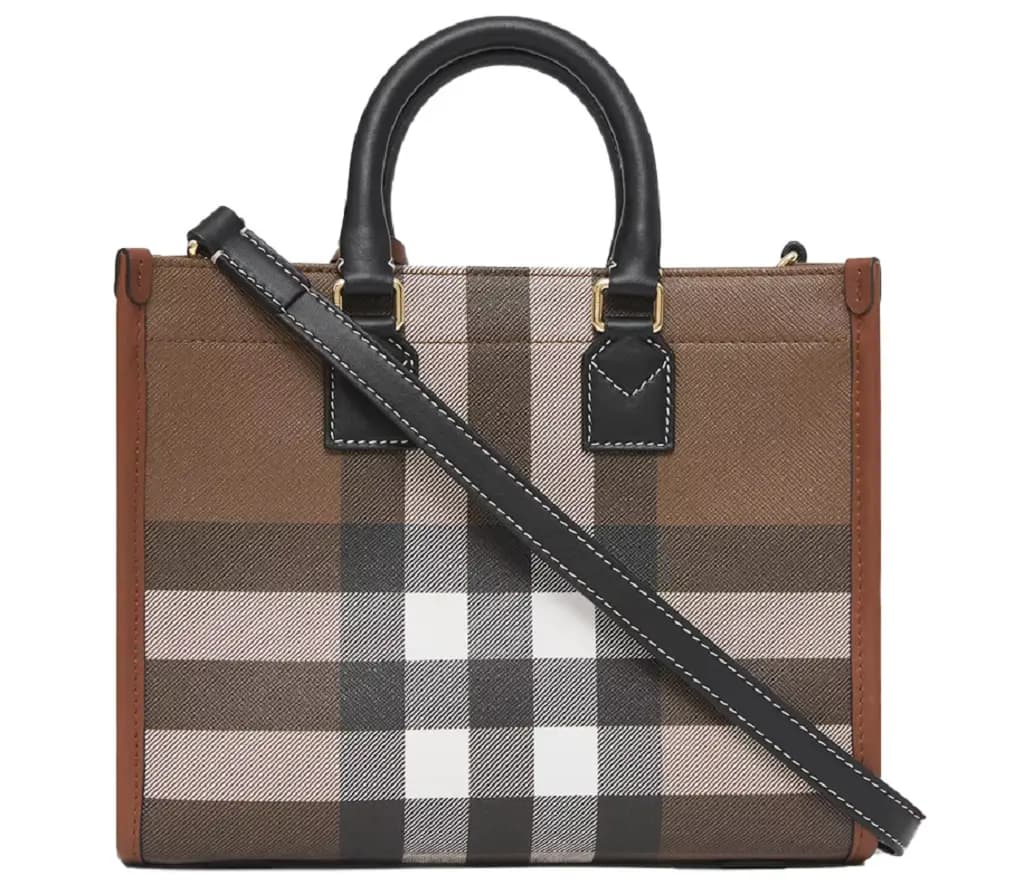 Túi Burberry Mini Freya Tote 'Dark Birch Brown' 80543091