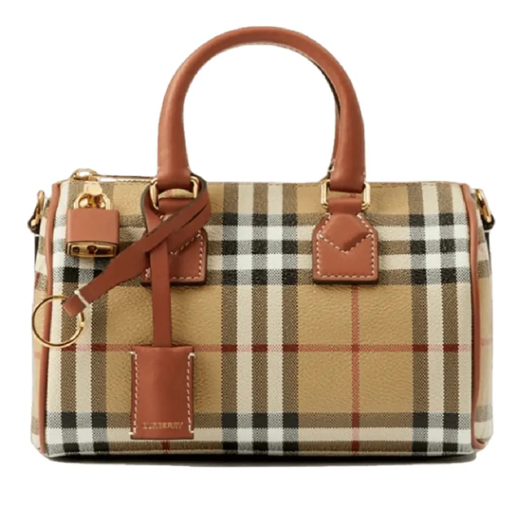 Túi Burberry Mini Check 'Archive Beige' 80713571
